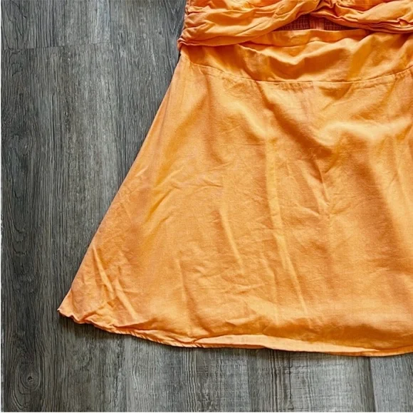 Princess Polly Falling For You Mini Dress Orange - Picture 6 of 9